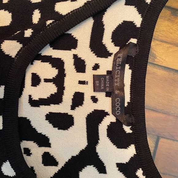 FELICITY & COCO Animal Print Jacquard Sweater Dress - Picture 16 of 16